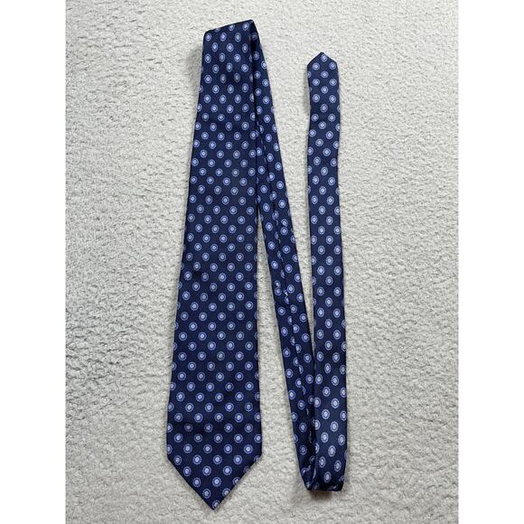 Brooks Brothers Makers Silk All Over Medallion Print Neck Tie - Picture 1 of 7